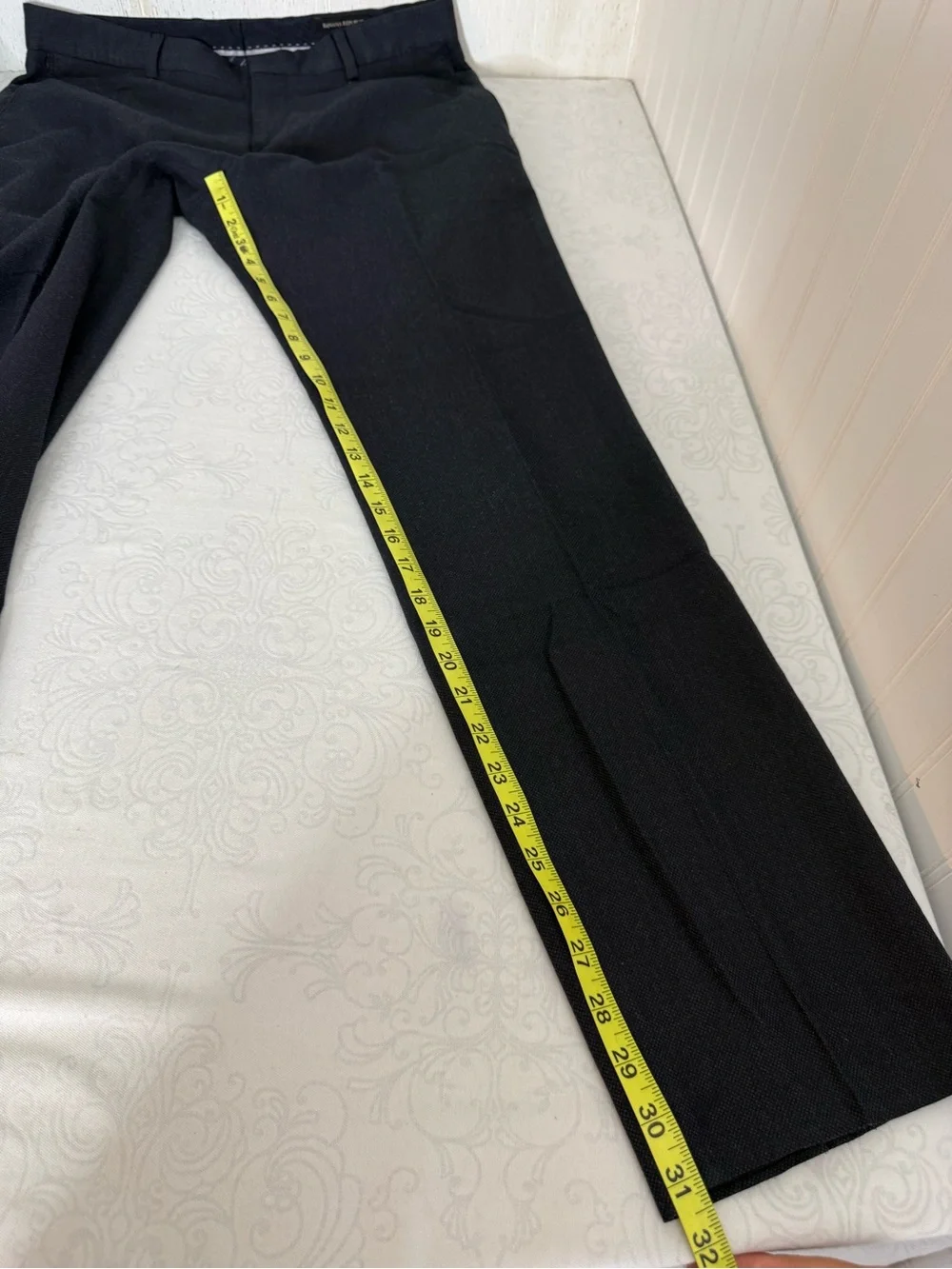 Banana Republic Honeycomb Tailored Slim Fit Trouser Pants Size 32X32